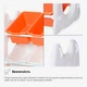 Дитячий стелаж Mealux Coral Orange (арт. KD-E022 Orange) - изображение 8