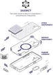 Чехол для смартфона ArmorStandart ICON2 MagCase для Apple iPhone 17 Purple Fog (ARM88991) - изображение 6
