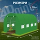 Теплица садовая 4Points 10м2 2,5х4м парник для огорода дома дачи с окнами, Зеленый - изображение 9