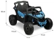 Pojazd akumulatorowy buggy Toyz Maverick Green (5908310399652) - obraz 13