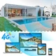 IP WiFi PTZ Камера видеонаблюдения поворотная с дотатком V720 White - изображение 4