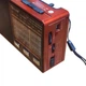 Радиоприемник Golon RX-8866BT с Bluetooth FM AM SW USB MicroSD и LED-фонариком Красный - изображение 2