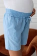 Льняные шорты для беременных Cancun 4XL/5XL Lullababe голубой - изображение 6