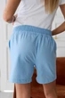 Льняные шорты для беременных Cancun 4XL/5XL Lullababe голубой - изображение 9