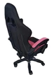 Кресло геймерское Bonro Lady 806 черно-розовое с эргономической спинкой (76-165-42300097) - изображение 7