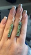 Сережки " Turquoise" з природньої бірюзи ELBET - изображение 1