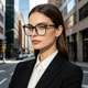 Окуляри комп'ютерні Blue Blocker 45% для чоловіків і жінок KINGSEVEN 7868 Limited Black 45 - зображення 3