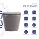 Унітаз підвісний Qtap Robin Ultra Quiet 520×365×340 мм, Stone grey, з сидінням Slim Duroplast / Soft-close / Quick Release QTROB26SG48996 - зображення 3