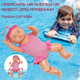 Плавающая Кукла Интерактивная Для Ванной Шарнирные Ножки Swimming Doll Девочка Плавчиха 33 см - изображение 5