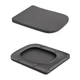 Унітаз підвісний Qtap Tern Ultra Quiet 520×345×325 мм, Anthracite, з сидінням Slim Duroplast / Soft-close / Quick Release QTTER26AN48999 - зображення 8