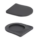Унитаз подвесной Qtap Robin Ultra Quiet 520×365×340 мм, Anthracite, с сиденьем Slim Duroplast / Soft-close / Quick Release QTROB26AN48995 - изображение 8