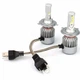 Светодиодные LED лампы C6-H4 2 шт для ближнего-дальнего света фар с вентилятором для авто комплект автомобильных лампочек белого света в рефлекторные фары - изображение 7
