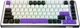 Клавіатура бездротова Hator Hellyberry HK75 Mechanical Linear RGB Wireless/Bluetooth/USB White/Violet (HK75_wireless) - зображення 2