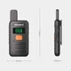 Мини-рация Комплект 2шт Btonera T1 Mini PMR 446 для кемпинга и отдыха Профессиональное средство связи в ресторанах, кафе, отелях 1050 мАч - изображение 5