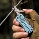 Мультитул NexTool Mini Sailor S11 Pro NE20382 12-в-1 універсальний кишеньковий інструмент-брелок розкладний з плоскогубцями ножем ножицями викрутками та напилком з нержавіючої сталі для EDC туризму та кемпінгу - зображення 9