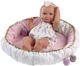 Lalka bobas winylowa Llorens Nica w kokoniku 40 cm (73806) - obraz 1