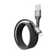 Кабель для зарядки и обмена данными USB Yoki YK-LE17 LED Series USB/Lightning 12W 2.4A/5V 1.2 m Black - изображение 5