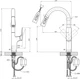 Смеситель кухонный Kroner KRP Vog-GRP030-T - изображение 10