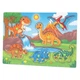 Пазл-вкладыш Динозавры (деревянный, 6 элементов) Enotik 3-011 - изображение 1