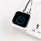 Зарядка портативная 70W GaN с Цифровым Дисплеем, Выдвижным Кабелем Type-C и Сменной Вилкой Белый - изображение 3