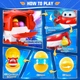 Ігровий автомат Super Wings Jett Lucky Ball Mixer — міні гашапон з кульками, фігурками та наліпками Супер Крила (770651) - зображення 4