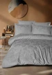 Комплект постельного белья Saheser Delux Jacquard 300 TC 200х220 см Celesta Gri - изображение 1