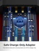 Адаптер JSAUX USB A to USB A Data Blocker, 2.4A, red (DC0001) - зображення 4