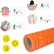 Массажный ролик Cornix EVA 33 x 14 см XR-0033 Orange - изображение 5