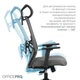 Офисное кресло OfficePro Fusion OC577G Gray (OC577G) - изображение 8