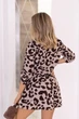 Женский костюм легкий бежево-коричневый L-XL с1050.382 - изображение 2