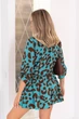 Жіночий костюм легкий блакитний з коричневим L-XL с1050.382 - зображення 3