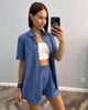 Женский костюм льняной джинсовый L-XL с1050.388 - изображение 3