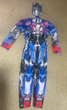 Взрослый костюм аниматора Оптимус Прайм / Optimus Prime Transformers карнавальный комбинезон с мышцами и маской - изображение 2