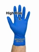 Перчатки латексные IGAR High Risk L нестерильные неприпудренные синие 50 шт (25 пар) повышенной прочности 660691 - изображение 1
