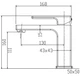 Змішувач для умивальника KOER KB-10009-12 (Колір матове золото) (KR5977) ( 20285 ) - изображение 6
