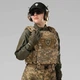 Плитоноска женская Warmor gen.3 FL SPECPROM (for Ladies). Без подсумков. С быстрым боковым и верхним сбросом (без плит). Пиксель - изображение 9