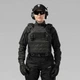 Плитоноска женская Warmor gen.3 FL SPECPROM (for Ladies). Без подсумков. С быстрым боковым и верхним сбросом (без плит). Черный - изображение 6