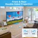 Проекційний екран Towallmark 120" 16:9 з підставкою, портативний 4K HD екран для проектора з сумкою - зображення 7