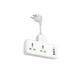 Сетевой удлинитель Hoco AC11A Voyage 2-Position Expansion Socket (1C3A) (8.5 cm) White - изображение 1