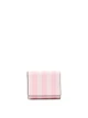 Міні-гаманець рожевий у смужку Victoria's Secret Small Flap Wallet - зображення 1