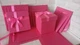 Большая подарочная раскладная коробка сюрприз 25x25х25см Party Box, Пивной бокс для напитков и закусок малиновая - изображение 4