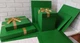 Большая подарочная раскладная коробка сюрприз 25x25х25см Party Box, Пивной бокс для напитков и закусок зеленая - изображение 5