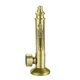 Трубка Металева CH High Skeleton Gold 9,5см - изображение 1