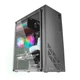 Корпус Mars Gaming MC100 / без БП / ATX / Micro-ATX / Mini-ITX / 1x90мм FRGB / USB 3.0 / Черный - изображение 1