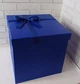 Большая подарочная раскладная коробка сюрприз 25x25х25см Party Box, Пивной бокс для напитков и закусок синяя - изображение 1