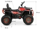 Pojazd akumulatorowy Buggy Toyz Terra Blue (5908310396897) - obraz 13