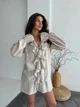 Жіночий літній костюм з воланами (блуза+шорти) Uaclothes 46 Бежевий (like38115-185471350) - изображение 3
