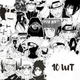 Набор виниловых наклеек Наруто / Naruto ЧБ - 10 шт. Наклейки для ноутбука, телефона и творчества - изображение 1