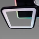 Люстра потолочная светодиодная с музыкальной колонкой и RGB подсветкой для гостиной и спальни VALESO YZD1268 Ч - изображение 8