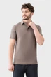 Футболка-поло AVECS коричнева із трикотажу Double Face 2XL - зображення 4
